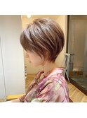 【THiRD 浅野】テラコッタカラーショート