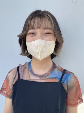 カリーナコークス 原宿 渋谷(Carina COKETH) インナーカラー/イヤリングカラー/ダブルカラー/韓国風/ベージュ