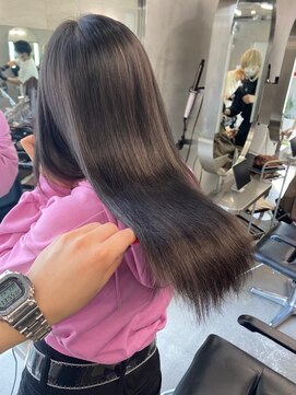 ジーナ 梅田茶屋町(Zina) 髪質改善＊ペールブラウン＊美髪【Zina 梅田茶屋町】