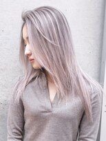 アルバム 渋谷パルコ(ALBUM)&nbsp;バレイヤージュロング_グレージュカラーボブウルフ_ba357951