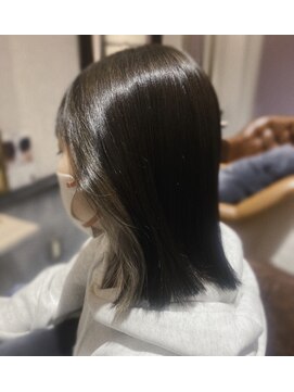 トウカ 南行徳店(TOUKA) 1回のブリーチでインナーグレージュ