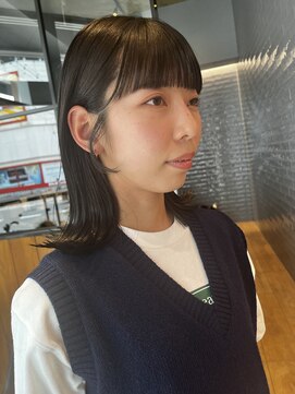 チャンネル(channel) ワイドバングに後れ毛♪