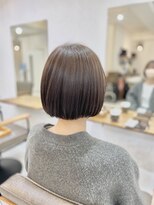 ベンチ 高田馬場店(bench) ナチュラルボブ オリーブブラウン