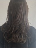 韓国風ロングレイヤースタイル/グレージュカラー