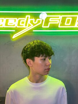 グリーディーフォックス 三軒茶屋(GreedyFOX) 波巻き/マッシュパーマ/ウルフ/ハイライト<理容室>三軒茶屋