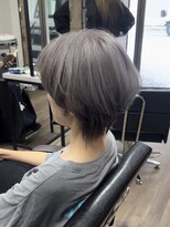 ヴィフ 大船(VIF)&nbsp;白髪ぼかし脱白髪染めショートヘアショートボブカット大船駅鎌倉