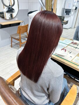 プラグ バイ ネオリーブ(plug by neolive) レイヤーロング×髪質改善 [髪質改善/縮毛矯正]韓国A