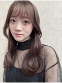 自然な可愛さを♪RYOのカットカラーで変身!