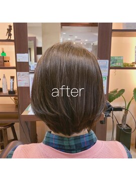 ヘアーガーデン ハニワ(Hair Garden 葉庭) RUKAお客様スタイル