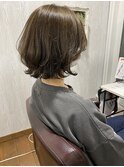 美髪シルエットボブ/ボブパーマ/ニュアンスカラー