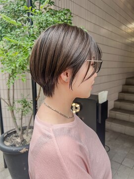 シェル(SHEL+L) ショートスタイル×オリーブグレージュ