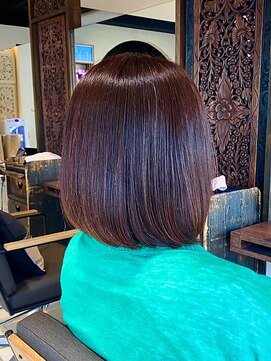 ヘアリゾート粋 ティガ 池袋店(tiga) ミディアムボブ/艶髪/透明感カラー