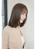 レイヤーカット　ミディアムレイヤー　ワンカール