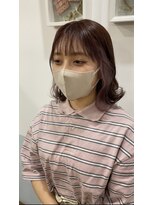 ゴウトゥデイシェアサロン 町田店(GO TODAY SHAiRE SALON)&nbsp;イヤリングカラー×ペールピンク