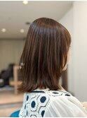 小顔ネビージュワンレン/縮毛矯正/髪質改善/ツヤ髪/くせ毛