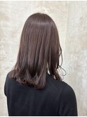 抜け感◎ラベンダーブラウン