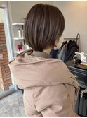 丸めなボブ