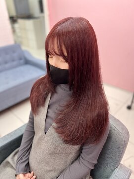 シーズン 大阪(SEASON) 【ヘアカラー】ルビーブラウン/レイヤーカット/大阪梅田駅