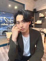 ノエ(Noe) 《スーツに似合う方◎》ニュアンスパーマ×センターパート＊