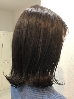 ヘアアンドアイラッシュ リンカ(HAIR&EYELASH LINKα)の写真/milbonのオルディーブシリーズで地肌や髪に優しくしっかり染め上げます！大人の艶感をあなたに☆