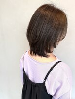 ラトリエコンタン(L´atelier Content)&nbsp;【LatelierContent asuka】レイヤーボブ/ツヤオリーブグレージュ