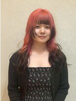 リフレアンドケア ミチ 幸町店(refre&care MICHI)&nbsp;個性が光るウェーブロング【岡山イオンから徒歩5分】