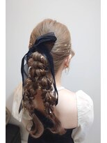 ヘアコレクション アンジュ(Hair collection Unge)&nbsp;可愛いツイン編み下ろし