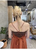 ヘアセット/お呼ばれヘア/パーティーヘア/夏アレンジ