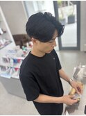 ニュアンスパーマビジネスマン学生バレないパーマ