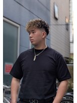 クフィア メンズヘアー カンポ 天王寺店(CUFFIA MEN'SHAIR CAMPO)&nbsp;メンズパーマツイストスパイラルサーフカールツーブロック