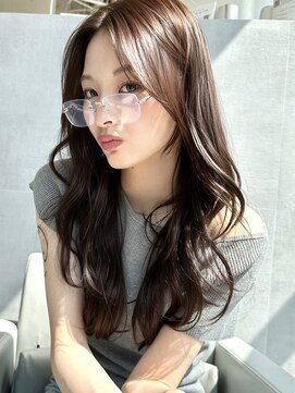 ミンクス 青山店(MINX) 【MINX】顔周り似合わせカット+デザインカラーベージュ_表参道