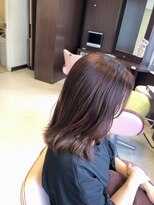 マリーインターナショナル 浦添店(MARIE INTERNATIONAL)&nbsp;レッドブラウンロングツヤ髪