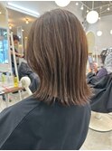 細めハイライト◎切りっぱなしボブ/外ハネボブ◎20代 ～50代