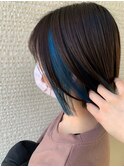 ブルーインナーカラー