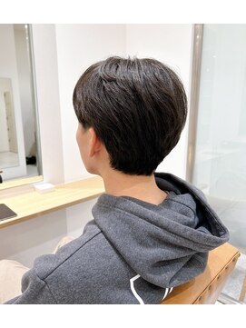 センターパート/メンズ/メンズショート