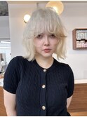 着物ヘア/大人ガーリー/ダークアッシュ/似合わせカット/大阪梅田