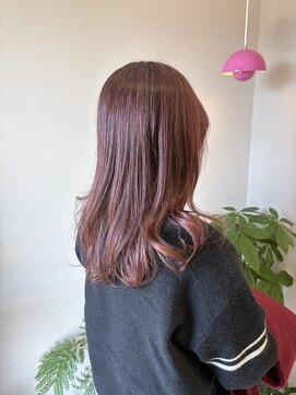 ヒトトキ(hitotoki) 大人ピンクベージュ『白髪ぼかし』