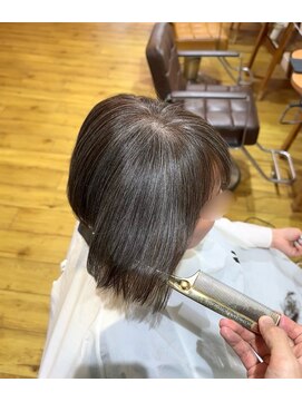 ヘアー ミュゼ 柱店(HAIR Musee) 白髪ぼかしグレージュ