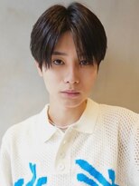 ニコ トウキョウ 渋谷(nico TOKYO)&nbsp;刈り上げセンターパートテーパーフェードカットニュアンスパーマ