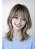 ファイバープレックスＷカラー＋うる艶Tr＋小顔カット◆特殊カラー含む