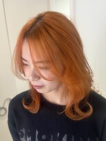 エメヘアデザイン ルイス(Aimer Hair Design Lewis)&nbsp;オレンジカラー/ブリーチカラー/イエベカラー/弘前市