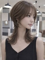 オリーブスバイネオリーブ(Olive's by neolive)&nbsp;くびれヘア_レイヤー_前髪_ハイライト_顔周り_新宿