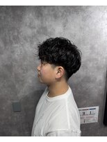 スピン 本八幡(SPIN)&nbsp;MEN’S HAIR/サーフカール/刈り上げセンターパート/本八幡