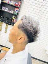 ルッソ 白浜店(LUSSO)&nbsp;ホワイトメッシュ短髪