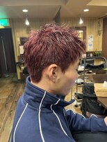 カフナ インダー 京急蒲田(kahuna indah)&nbsp;【メンズ】ベリーショート×ブリーチカラー
