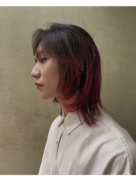 ローウェ 大阪堺東(Louwe) デザインカラー髪質改善/白髪染め/韓国/レイヤー/堺東/ブリーチ