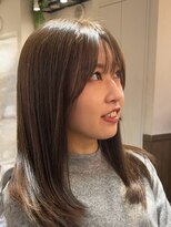 リンサロン(RIN salon)&nbsp;透明感ベージュ／レイヤーストレート