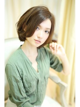 ジルバイジアン(JILL by GIEN) 耳かけふんわりボブ