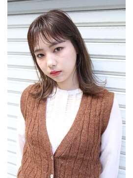 ラボ(Ravo) [Ravo]オン眉透け感ベージュカラー