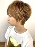 【サングース東海林】ショコラベージュボブウルフカール